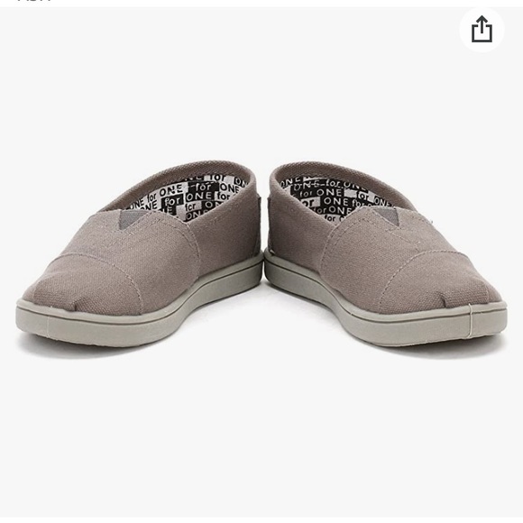 SOLD Toms Ash Grey Alpargatas - Picture 3 of 6